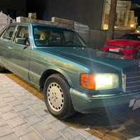 مارسدس جامبو 300se موديل 1990 بلاديه بدون أي نقص  اكسل جديد  دبل مروحه...