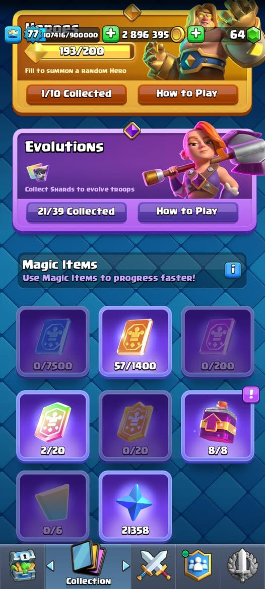 🔥 للبيع حساب كلاش رويال مميز 🔥

المواصفات:
• لفل الحساب: 77
• عدد الإيفو (Evo): 21
• الإيموجيات: 274 إيموجي – بينهم إيموجيات كثيرة نادرة جدًا جدًا 🔥
• 19 بطاقة ماكس
• 42 بطاقة لفل 15
• 19 مظهر للبرج
12000 كأس 
الحساب قوي وجاهز للعب والمنافسة.
السعر: خاص (للجادين فقط) 💰

للتواصل خاص 📩


**إذا كنت صاحب هذا الإعلان وتريد حذفه لأي سبب، رجاءا أرسل رسالة إلى الدعم الفني**