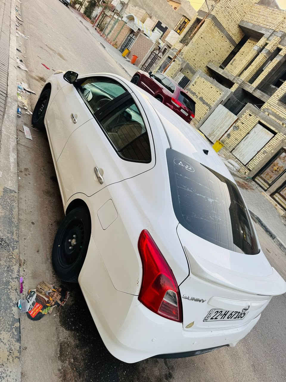 السلام عليكم
للبيع نيسان صني هندي ام البليتة هندي
مديل 2021 رقم اربيل الجديد سنوية لل2030 ماشية 160 الف حقيقي بيها باب بارد وباب صبغ قليل وبيها جاملغ الايمن مبدل السياره من الزيرو على ايدي 
السعر 103 وبيها مجال لشراي
للاستفسار: ***********
