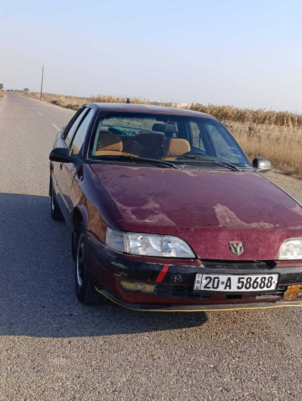 دايو اسبرو موديل 1994 للبيع
سنوية ورقم انكليزي لحد 2029 تحويل وكالة مباشر 
محرك 1600 نوزل قبق اسود كير عادي 
جام كهربائي وسنتر لوك شغال دواخل نظيفة كشر بلاد كهربائيات شغالة 
العنوان بعقوبة التحرير
السعر 26 وبيها مجال 
اتصال‏‪0770 097 5591‬‏
