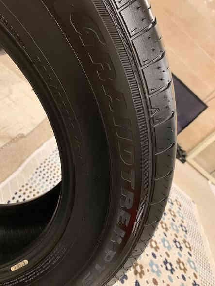 طخم كامل تاير شركة دنلوب للبيع قياسها  265/65/R18 ياباني اصلي نسبة نظافتها عالية جدا للاستفسار الاتصال على واتساب ☎️*********** - ***********☎️
