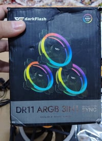 مراوح RGB • عدد ٣ • مع هاب