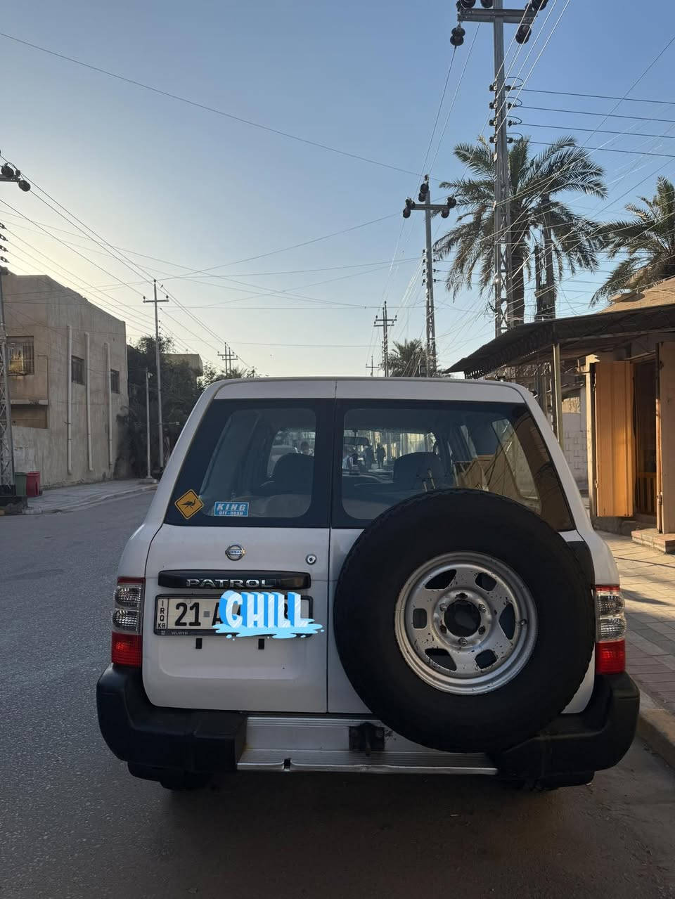 السلام عليكم 
نيسان باترول 2003 كهربائيات كله شغاله تحكم لايت شغال بانزين وغاز 120L بسمي سنويه لحد 2028 تخم تاير يابني جديد برجستون ربل بدي جديد عنبار بريك جديد عنبار كلج فوك وجوه جدد سلف جديد بور ستيرن جديد حداديه نضيفه ب125.


**إذا كنت صاحب هذا الإعلان وتريد حذفه لأي سبب، رجاءا أرسل رسالة إلى الدعم الفني**