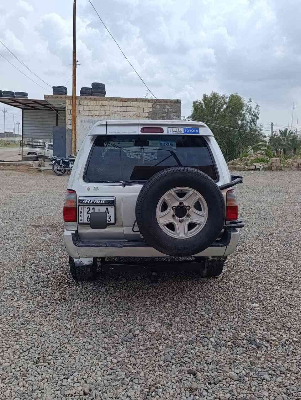 TOYOTA 4RUNNER
السلام عليكم 

ماشاءالله  موديل1995

TOYOTA  4RUNNER
Modl1995
 

~ تويوتا 4 رنر  لون سلفر
~ محرك 6 سلندر  / V6 
~ كشن قامش و تبريد و تدفئة 
~سكان هيترة 
~ داخل قرميدي 
~تحديد سرعة 
~نظام ECO

~ حجم تايرات ٢٠ ويل بيلادي 

~ ( 5 )  ركب

~ شرط التحويل 
السعر ....70.00$ سبعون ورقة

~وبخدمتكم 

للستفسار.‏‪0771 089 0511‬‏
مكان السياره ديالى .منصورية الجبل
