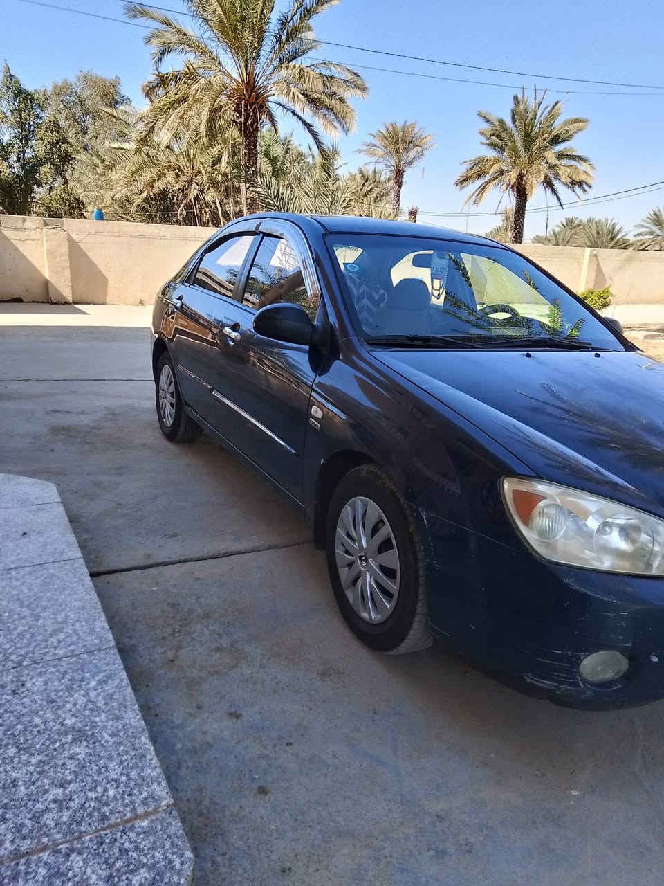 تحيه طيبه 
سياره سيراتو للبيع 
موديل 2005
لون حبري 
سياره نضيفه استخدام شخصي 
راديو شاشه 
كامره خلفيه 
تبريد ثلج 
كهربائيات كله شغاله 
سياره نضيفه بمعنئ الكلمه 
الاستفسار اكثر اتصل 
مكاني واسط ناحيه الشحيميه قرب محطة الوقود 
*********** بي واتساب
