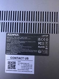 شاشة مكسورة • ACEMAGIC AX15 • 512GB SSD