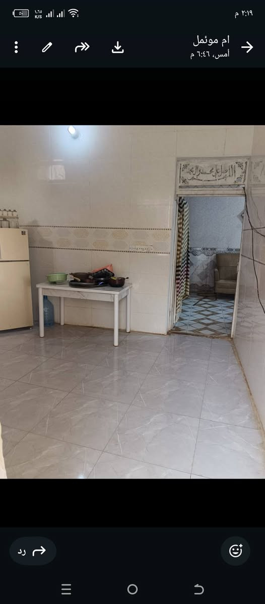 السلام عليكم بيت مرتب للبيع المكان حي الحسين جديد في دوانم ابو حوراء البيت مساحته 170 الطابو زراعي سند 25 الرقم ***********
