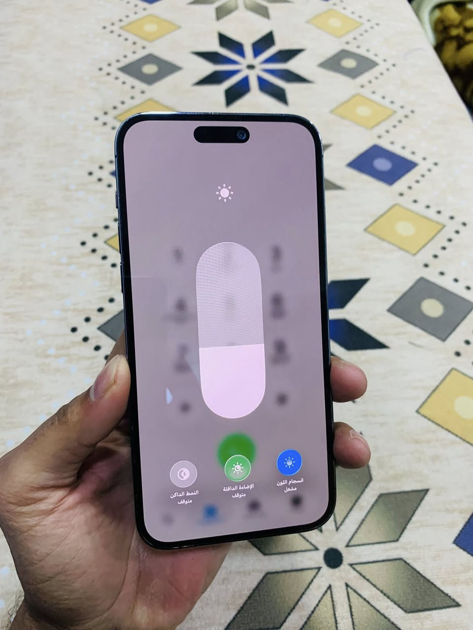 —سعر الجهاز525 💵__⚠️‼️
1️⃣ ايفون14  برو ماكس 
     ذاكره 256  / 83 ✅

2️⃣⚠️الجهاز مستبدل شاشه (تفصيخ من جهاز ثاني ) + وكامره من ابل 

3️⃣ ❗️الجهاز  (دبل خط )شرق اوسط ✅.

4️⃣  مكاني حله + يتوفر توصيل   🚚 واتساب *********** ✅.
