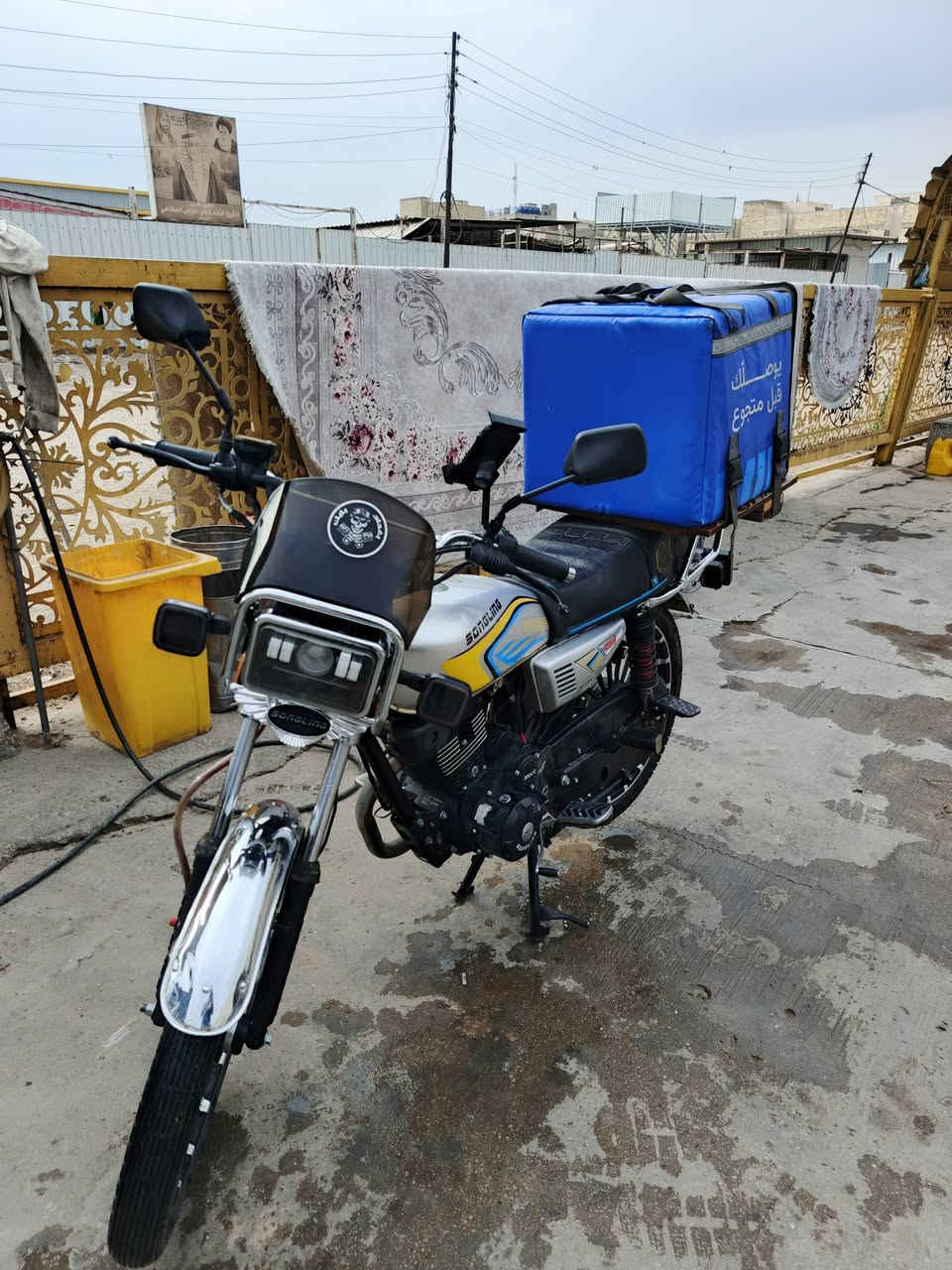 السلام وعليكم دراجة سولنك 2026
مكينه 200 cc  دراجة كلش نضيفة مكينه ممفتوحة شاصي نضيف اوراق معرض الصندوك مخلي ع اساس اشتغل ومن صار حجز ما اشتغلت الدراجة من البيت للدوام نگرة سلف باي وقت وهندر عليها ماسكة تلفون وفيدراليات خلفية
نقصها جهاز الانذار بالمطر فات بي مي ووكف
وتك من الاشارة الخلفية واكعه ومادري بيها مكاني بغداد الشعب سعرها 750 بيها مجال بسيط متواجد خاص وهذا رقمي هم ***********
