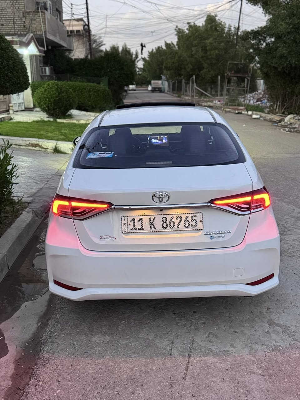 سلام عليكم كورلا هايبرد موديل 2025 سياره اب وضع زيرو فول مواصفات السعر154 وبيهه مجال
رقم سياره بغداد تحويل ثاني يوم سياره مكفوله كفاله عامه من البارد والصبغ والحالوب  ماشيه 20 الف مكاني بغداد الكاضميه للاستفسار : ***********
