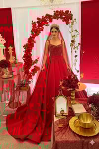 فستان حنة • ملبوس مرة • لحد ٦٥كغ