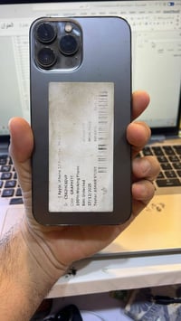 عندي جهاز للبيع ايفون 13برو ماكس وتر بروف ذكرته 256بطاريته 88جهاز كفال...