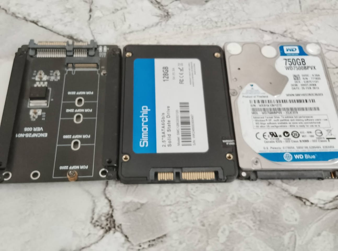 السلام عليكم 

رام لابتوب عدد 3 DDR3
2G كلهن بسعر 25 الف 
هارد لابتوب 128 SSD 
سعر 25 الف
هارد لابتوب 750 HHD 
بسعر 25 الف 
راك هارد محول من m.2 
الى SATA ب 15 الف 

واذا بيعه وحده كلهن بسعر 60 الف 
مكاني بعقوبة تحرير


**إذا كنت صاحب هذا الإعلان وتريد حذفه لأي سبب، رجاءا أرسل رسالة إلى الدعم الفني**