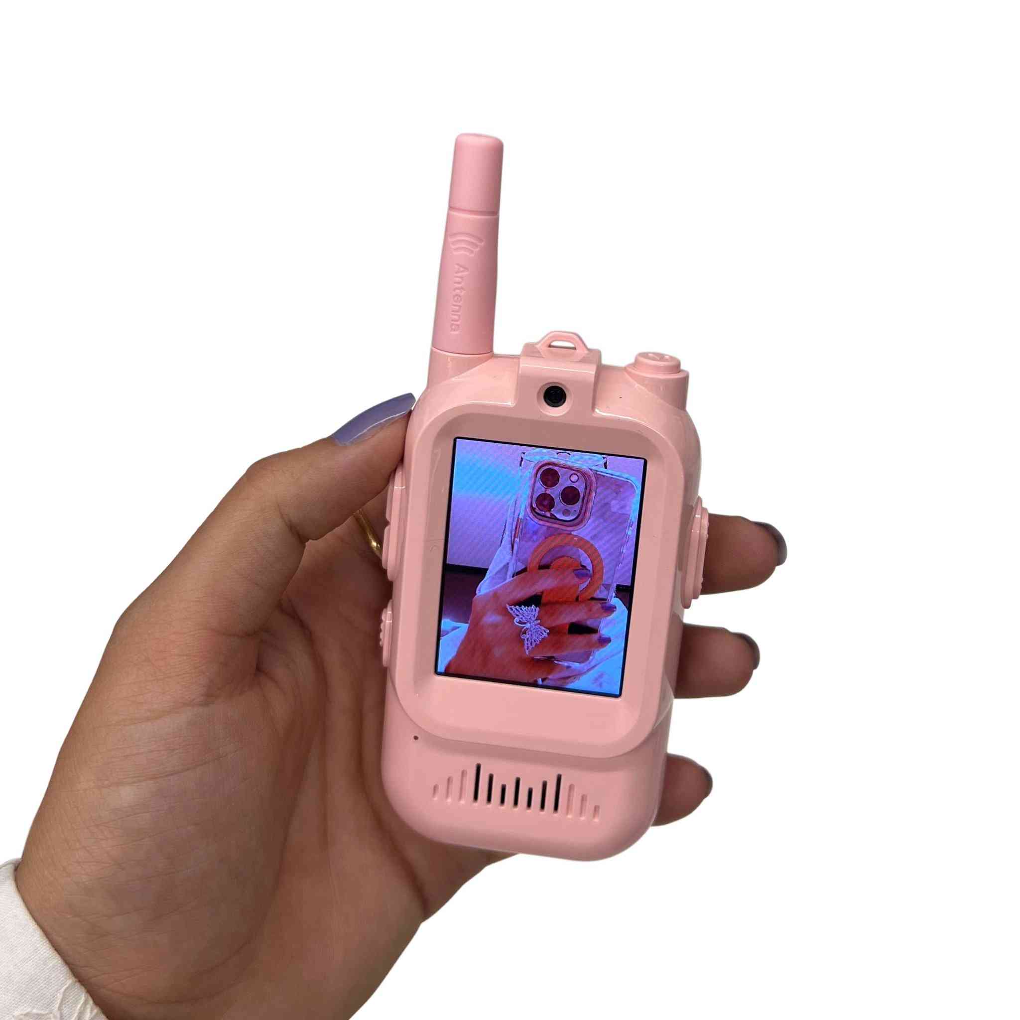 جهاز Walkie Talkie بشاشة ملونة وكاميرا مدمجة 📸
🎙️ اتصال صوتي واضح
😆 تغيير الأصوات للمتعة
🖥️ شاشة IPS ملونة 2.0 إنچ
🔋 شحن Type-C

لعب وتواصل بمتعة أكبر كل يوم! 

السعر 25الف


**إذا كنت صاحب هذا الإعلان وتريد حذفه لأي سبب، رجاءا أرسل رسالة إلى الدعم الفني**