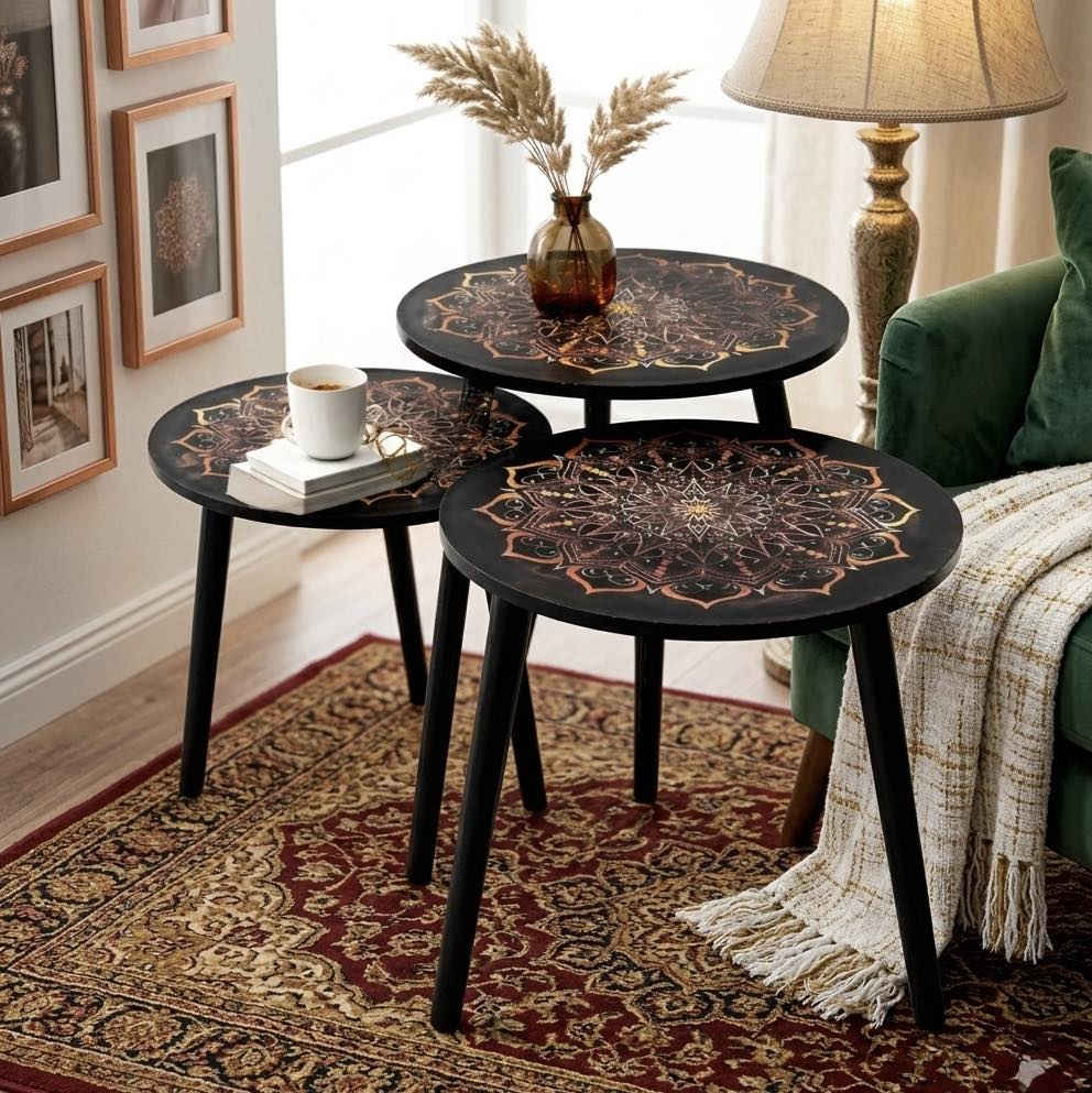 عرض خاصص 💥
3 طاولات عصرية وجميله للمنزل بسعر ( 35 ) الف دينارر فقط وتوصيل مجاني مجانيي لفترة محدوده 

✨ أناقة فنية بلمسة عصرية!

طقم طاولات جانبية دائرية بنقشة ماندالا أنيقة، 3 أحجام مختلفة تناسب أي مساحة 🏡
استخدمها معًا أو بشكل منفصل حسب ذوقك 🔄

تصميم أسود عصري يضيف فخامة ولمسة ديكور مميزة ✨
اختيار مثالي لبيت أنيق ومختلف 🤍
#رمضان_مباركツ #منزلية #العراق #رمضان #مطبخ #بغداد #مطبخي #منزل #اخبار


**إذا كنت صاحب هذا الإعلان وتريد حذفه لأي سبب، رجاءا أرسل رسالة إلى الدعم الفني**