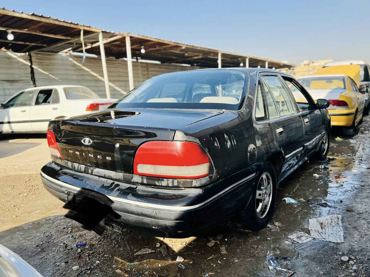 ‏سلام عليكم برنس موديل 95 رقم بغداد الماني سنوية الماني راعيها وتكفل سرقة وعشائر مكينة بيهة بخار تخم تاير كهربائيات كلها شغالة صدر امامي خلفي باتري جديد كير أتوماتيك مكان بغداد معامل حي النصر السعر 15 ورقة رقمي ***********

