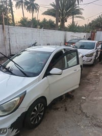 سياره اكسنت 2013 وارد امريكي ماكينه 1600 جي دي اي الحادث باب السائق جا...