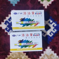 قلم بوية أبيض • لكل الأسطح • ٢٤قلم