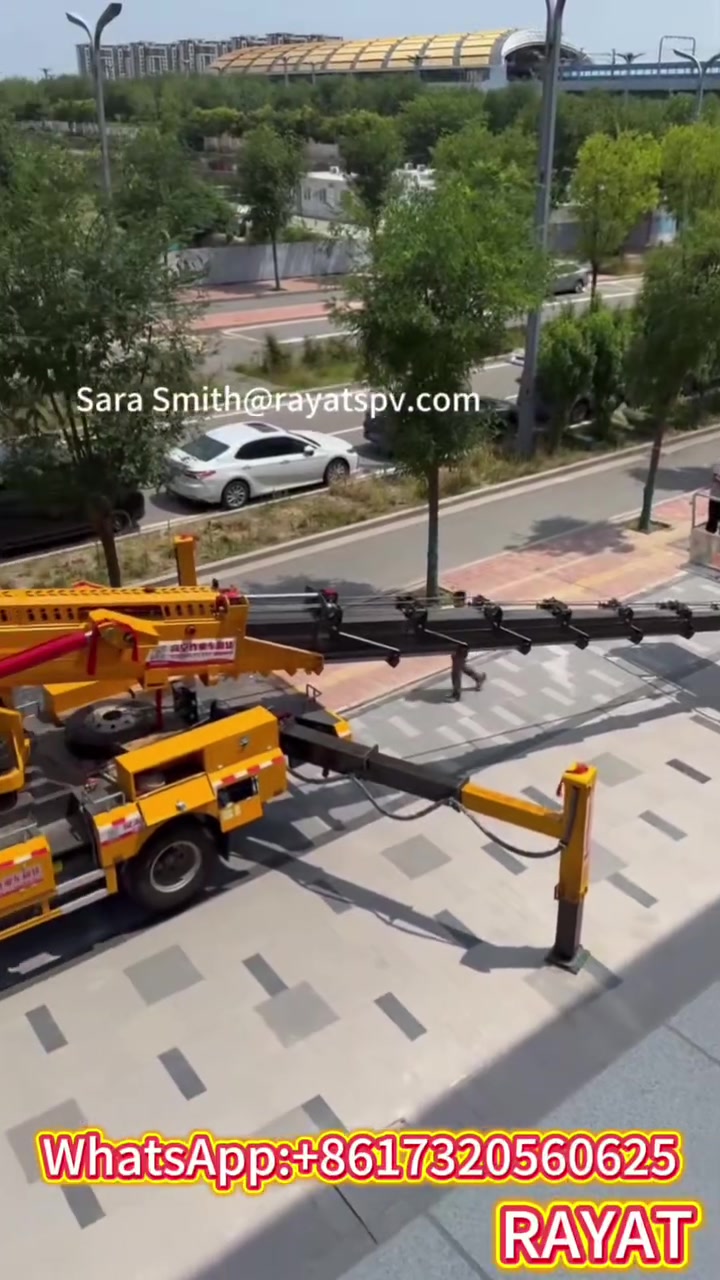 RAYAT 47m & 36m Aerial Work Platforms in Real Job Site! Stable, safe, and built for high-efficiency operations. 
💰 Factory Direct Price 
📦 Fast Delivery Worldwide
✅ Safe, efficient, customizable, export-ready
💬 Comment your requirement below — we’ll recommend the best solution!
👉 Message us now for best price & details!
📲 WhatsApp / WeChat: +8617320560625
#AerialWorkPlatform #BucketTruck #BoomLift #AerialLift #TruckMountedLift #WorkingAtHeight #Construction #RAYAT #MadeInChina #HeavyEquipment #UtilityTruck #WorkPlatform


**إذا كنت صاحب هذا الإعلان وتريد حذفه لأي سبب، رجاءا أرسل رسالة إلى الدعم الفني**