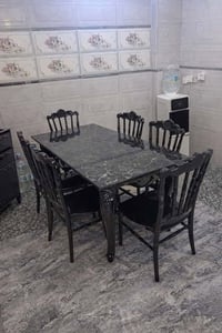 ميز طعام • ٥ كراسي • ضمان ٥ سنين