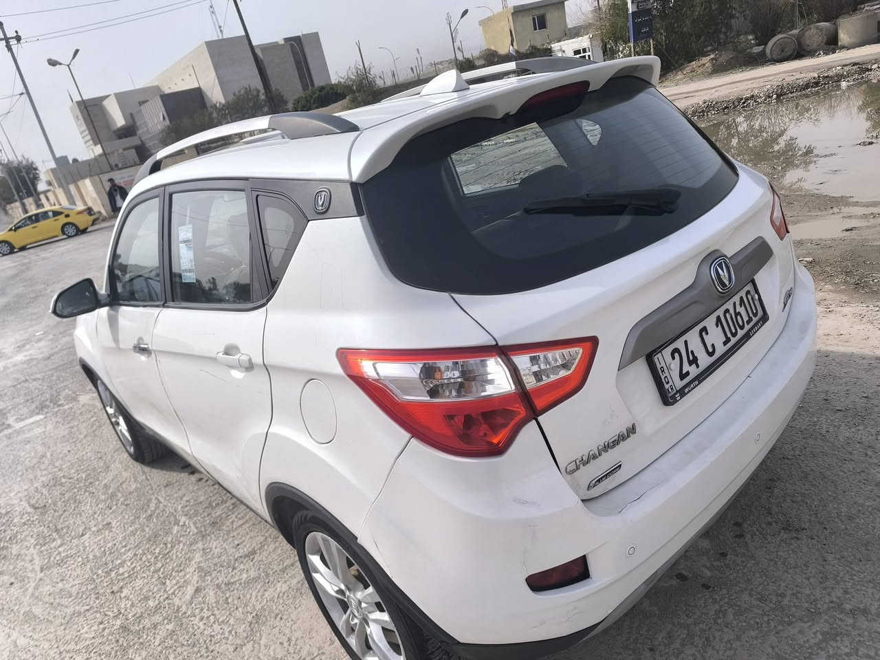 شانجان 2014  سنوية ل 2027 تريد شرط التحويل  سعره79وبيها مجال بسيط  *********** مكان السياره كركوك
