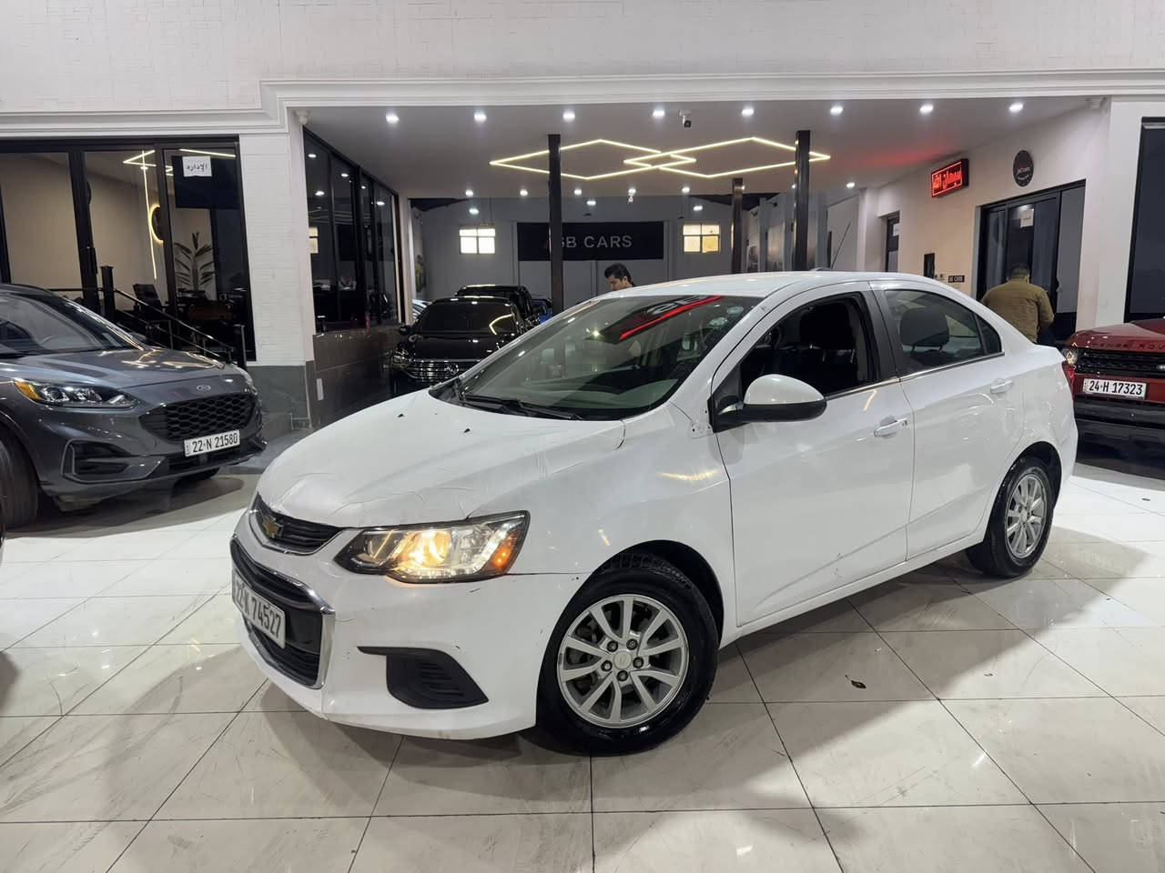 Chevrolet sonic 2020
سعر بلاشش ٧٧$🔥قفل
***********
***********

شاشة
كاميره
تحكمات ستيرن
لايتات زينون
تحديد سرعة
وياله ١٧
رقم و سنوية جديد
ضرر❌بس جاملغ واحد صبغ بدون دواخل
موجودة 📍اربيل معرض S.B cars
تحويل او الوكالة ثاني يوم

***********
***********

