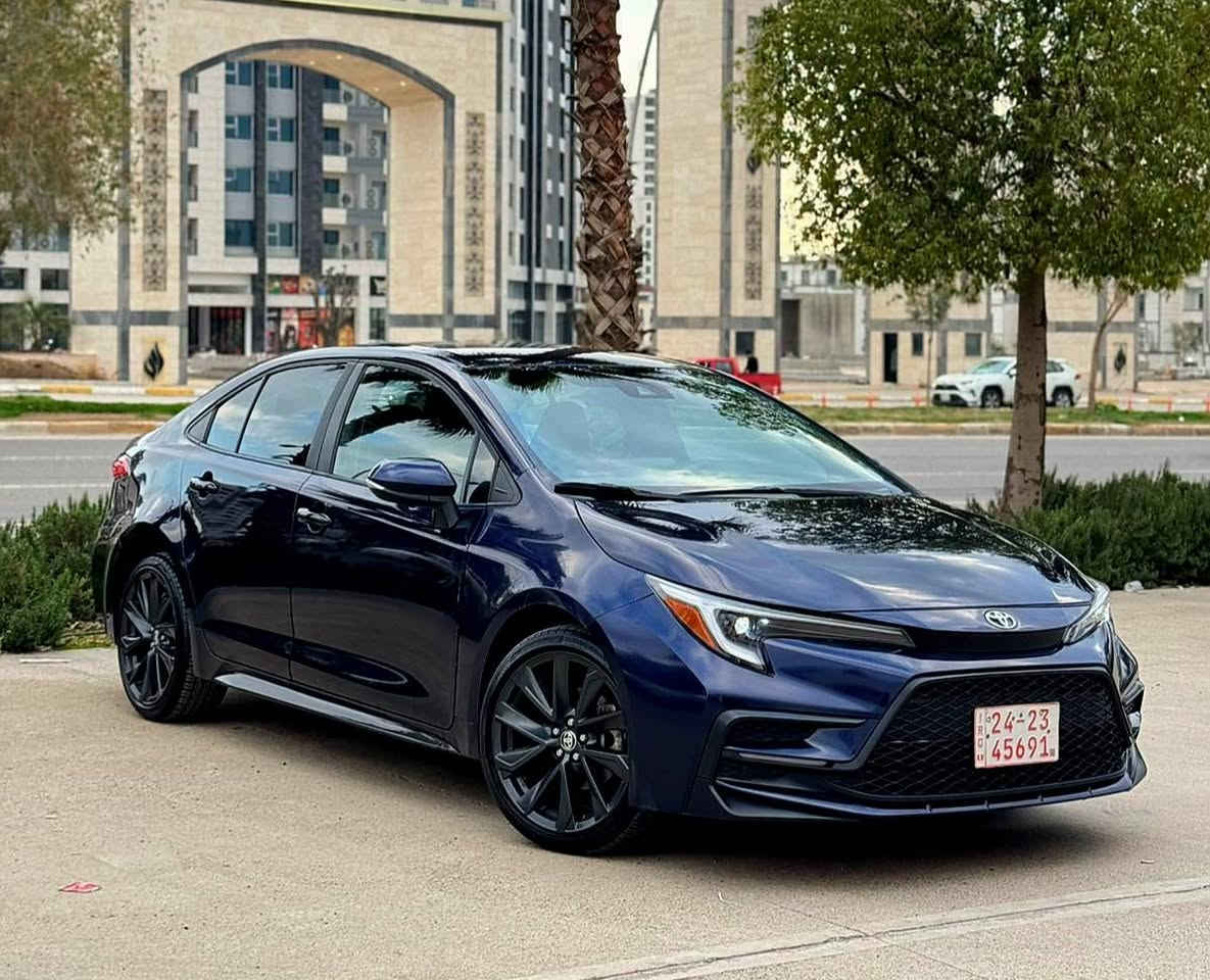 Toyota crolla 2024 SE
مؤديل 2024  
مواصفات SE
(به صمه ، شغال ،  شاشه گه وره ، ويل گه وره، سبؤرت، ٥ رادار ، بريك به سمه ، تحديد سورعه ، لايت زينؤن ، خه تى جاده،   ) بارجه و نيوو  سبوغ بي زؤري  هه موو شتيكى به شه رت ( گيروو مكينه تبريد ، رادار به رد بلادي ) هموو شتي شريكه يه )*********** أربيل, العراق

