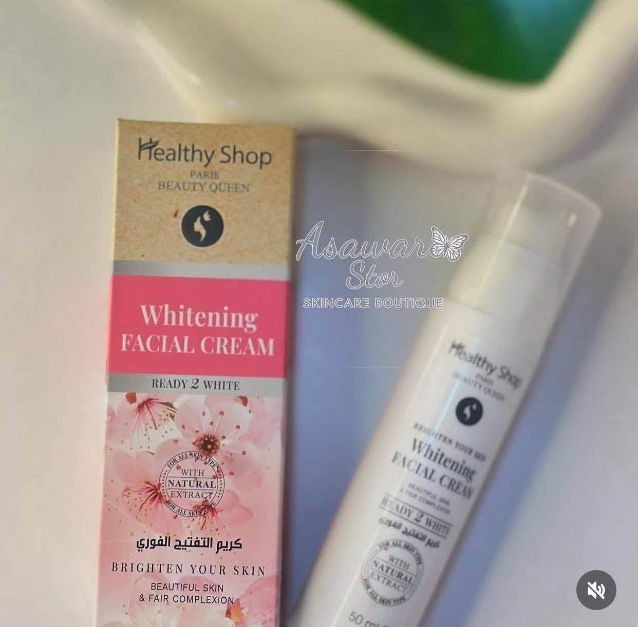 كريم تفتيح الوجه "بيوتي كوين" من ماركة هيلثي شوب باريس (Healthy Shop Paris Beauty Queen Whitening Facial Cream). 
يساعد الكريم على تفتيح وتوحيد لون البشرة.
يحتوي على مستخلصات طبيعية لتهدئة البشرة وإضفاء إشراقة صحية.
مصمم لتقليل التصبغات والبقع الداكنة.
مناسب لجميع أنواع البشرة، خاصة تلك التي تعاني من عدم توحد اللون.
يُفضل استخدامه مرتين يوميًا للحصول على أفضل النتائج

توصيل داخل هيت الف فقط 
متوفره خدمة توصيل جميع المحافظات العراق


**إذا كنت صاحب هذا الإعلان وتريد حذفه لأي سبب، رجاءا أرسل رسالة إلى الدعم الفني**