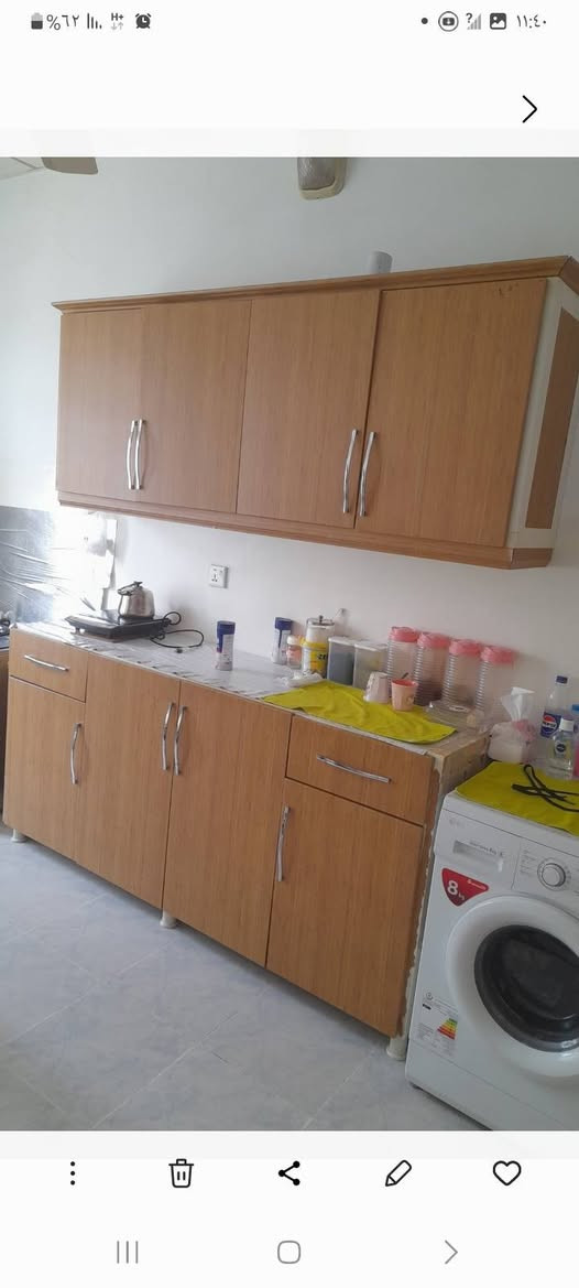 كونتر مطبخ ٣ قطع طول سنك ١٩٠سم سعر ٣٥٠الف واتس اب ***********
