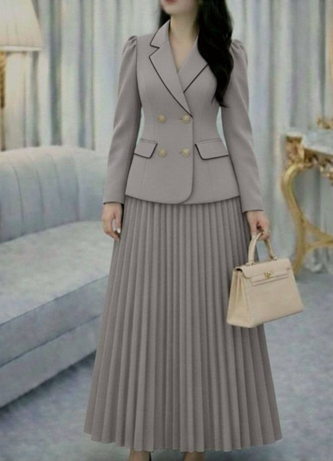 نقدم طقم فخم وانيق بتصميم راقي 😍
ينفع للدوام للطلعات مناسبات والتخرج🎓

*الطقم مكون : ستره وتنورة 😍
القماش الاصلي كوالتي عالي جدا

* ستره مبطنه طول 75 سم
تنورة طول 105 سم كمر سحاب ولاستيك من الخلف 

* القياسات /
40/42/44/46/48/50 

* الوان / اسود نيلي رصاصي جوزي بنفسج وتركواز 
#للحجزوالاستفسارمراسلةدايراكت


**إذا كنت صاحب هذا الإعلان وتريد حذفه لأي سبب، رجاءا أرسل رسالة إلى الدعم الفني**