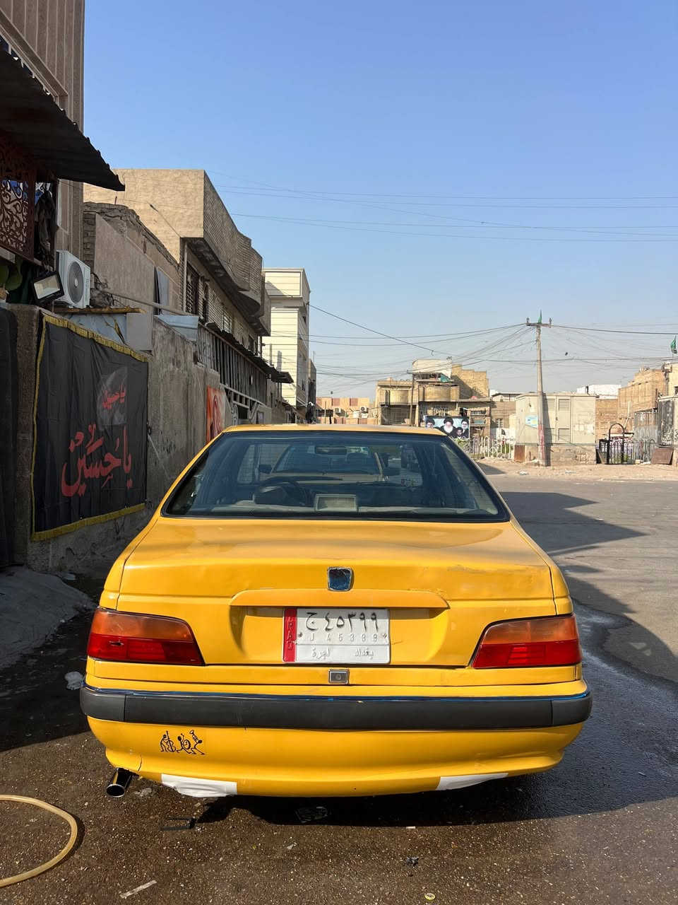 السلام عليكم بيجو بارص موديل 2015 للبيع عليها غرامة 400 الف تگطع من المبلغ بيها جاملغ خلفي صبغ سيارة جاهزة من مكينة وگير وتخم تاير تبريد ثلج ❄ربع متصرف عليها شرط تحويل السعر 33 ورقة مكاني بغداد مدينة الصدر ***********
