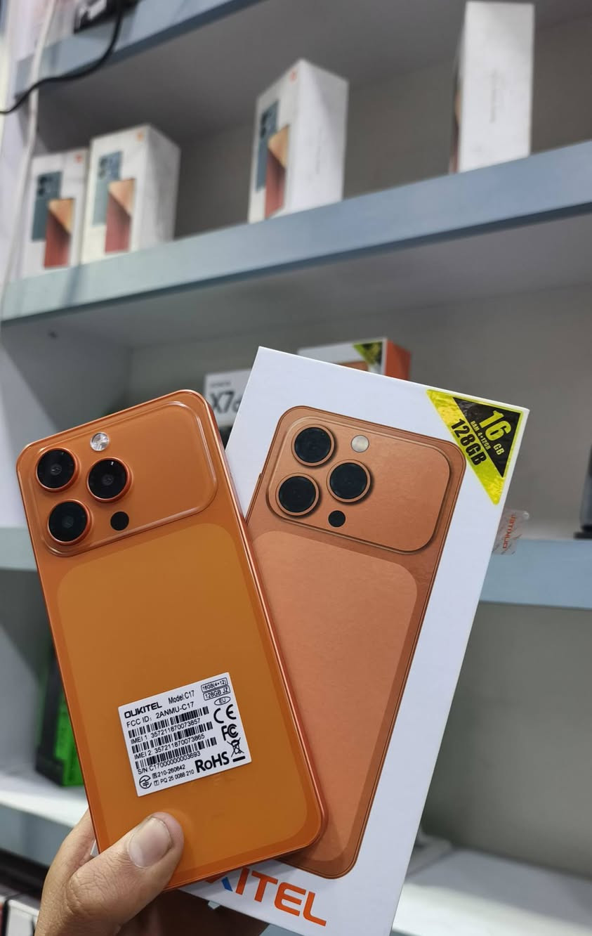 شبـيه لجهاز iPhone 17 Pro Max
الجهاز جديد 

اسم الجهاز :- OUKITEL C17 
الذاكره:- 120 GB
العشوائيه:- 16 GB

للتواصل واتساب  :- *********** 

السعر 🔥🔥🔥🔥
