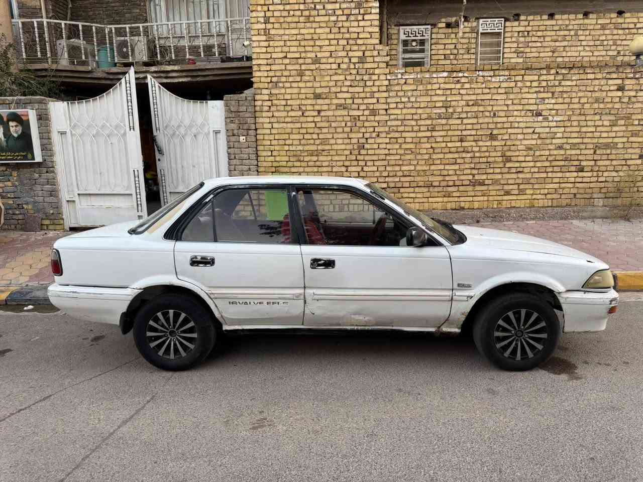 كورلا موديل 1991 رقم بغداد 
مكينه بلاديه 
تبريد تخم تاير كير ومكينه و حداديه 
السعر 38$ ورقه وبيه مجال 
سنوية لل 30 مداور ثاني يوم 
 للأستفسار الاتصال 
***********
