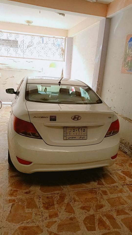 أكسنت 2015 بيه باب مصبوغ وباب مبدل جهة العبري مكينه 1600 مفتوحه فقط گازكت معلى والباقي كفاله عامه. استخدام شخصي من المدرسه للبيت. السعر 97 وبيه مجال. 
للأستفسار *********** ناصرية, ذي قار
