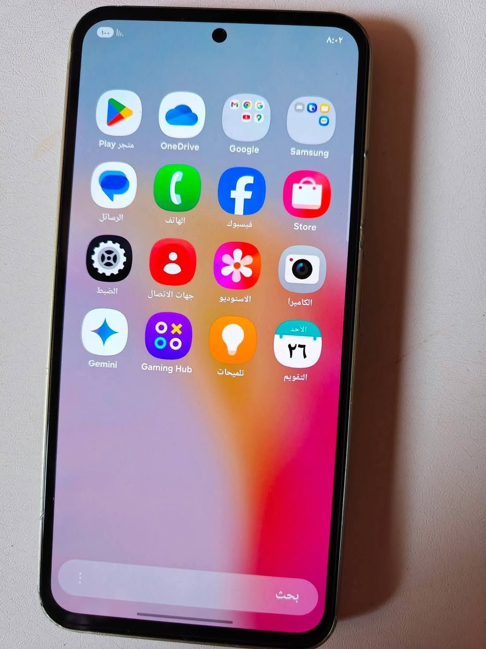 Galaxy A54 5G
سامسونك اي54 فايف جي جهاز نضيف جديد 
ذاكره ٢٥٦ رام ٨ بي فطور بل ضهر ممثرات سعر١٢٥
***********

