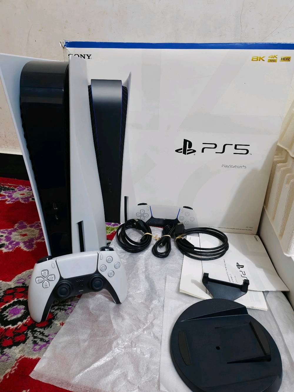 بلي 5 فات امريكي قابل للتهكير نظام 9 غير محدث جهاز حاله حال جديد نظافة 100 مع كافة ملحقاته الاصلية والكارتون للبيع السعر 675 مجال بسيط عنواني بغداد اي استفسار عالرقم ***********