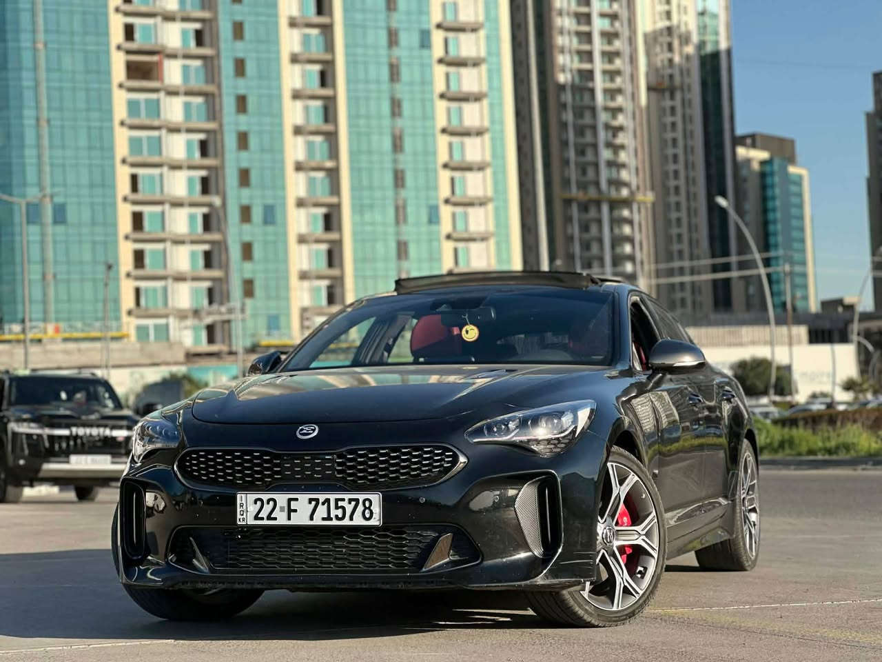 سلام عليكم 

٣٣ورقة بي غرامات كاميرة علية
ستنكر2021
للبيع او مراوس 
6 سلندر دبل توربو 368 حصان 🚀 
نفس مواصفات GT
كل علاماتها  Eمال ستينكر مابي علامه كيا
ليد ابيض الأماميه
5 انضمه قياده 
‏( Comfort - Smart - Sport - Eco - Custom )
نظام صوت 15 سماعه هارمان هاردون 
بانوراما
رادار امامي
رادار جانبي 
تحديد مسار 
حساسات اماميه وخلفيه
كير شفتات عادي اوتو
بصمة 
بصمة بيبان 
داخل جلداحمر سبورت
 حضن GT
كشنات تبريد وتدفئة
لايتات ليد وزينون عالي

[***********] أربيل, العراق
