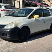نيسان تيدا 2007 خليجي سياره كير مكينه جدد صدر امامي خلفي تبريد ثلج بيه...
