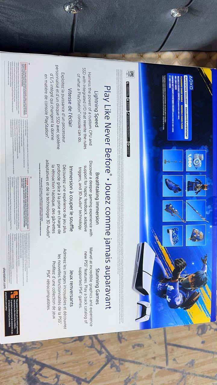 بلي 5 واحد تيره ما مستعمل مستعجل قيم وخذ


**إذا كنت صاحب هذا الإعلان وتريد حذفه لأي سبب، رجاءا أرسل رسالة إلى الدعم الفني**