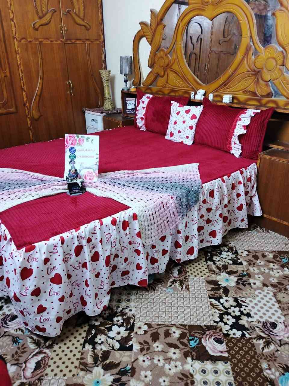 فرشه قماش خاولي 💯🪡🧵
حسب قياس والطلب قياس ١٨٠في٢٠٠ 🪡💯🧵
توصيل كربلاء وجميع المحافظات 🚖
اي استفسار ع واتساب ***********💸
