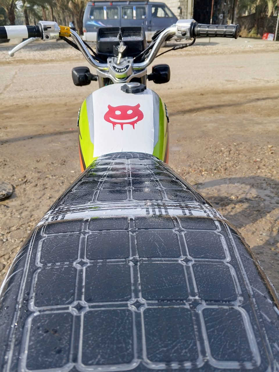 السلام عليكم وينه اليدور نضيف ومناسب نامه شبه شلامجه 🛑 موديل (26) اوراق وكيل دراجه قبل شهر طالعه كفاله عامه لون تفاحي 💙 فول ومكفول كهربائيات مالعوب بيه محرك ماملعوب بي شرط نهضه هاون 120 مرتبه فوله جوه السوك السعر (650) مكاني الحمزه الغربي خيكان لاستفسار الاتصال على الرقم *********** مستعجل 💙💙💙
