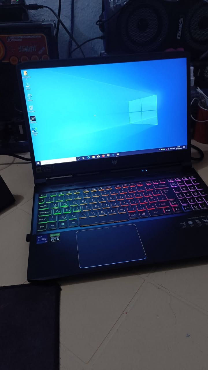 Model: Acer Predator triton 300
🔴CPU: 11800H 
🟡GPU: NVDIA RTX 3070 8GB GDDR6 
🟢RAM: 16GB DDR4 3200MHz
🔵storage: 1000GB pcle NVME SSD
 🟣15.6 FHD ips 144Hz slime Bezel 
🟤 OS: Windows 10Home 64 bit
⚪price:  مليون و150الف


**إذا كنت صاحب هذا الإعلان وتريد حذفه لأي سبب، رجاءا أرسل رسالة إلى الدعم الفني**