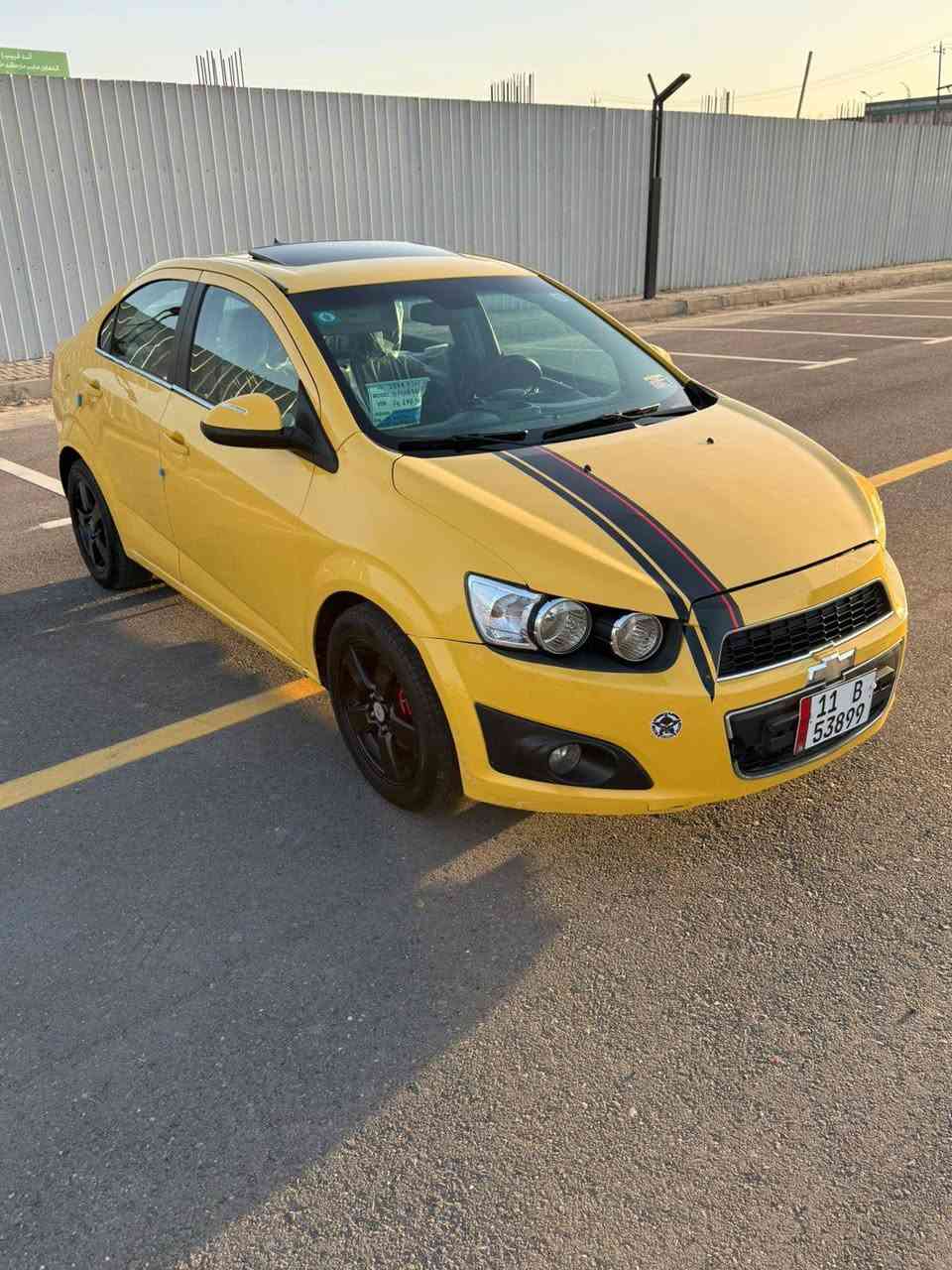 السلام عليكم (شوفرليت)سونك وارد امريكي(2014) محرك (1800) المرغوب كير اوتماتيك رقم نكليزي تحويل ثاني يوم رقم جديد وهزه جديده ومصفره بحث وهيئه وغرمات  السياره كير ومحرك  وكهرباء خير من الله بدون نقص  صدر امامي خلفي جديد تخم تاير جديد باتري جديد شاشه بلاديه تحكمات ستيرن السياره بوجك الشارع سعرها (67)وبيها مجال بسيط التصال (***********)
(***********) مكاني بغداد البصرة, العراق
