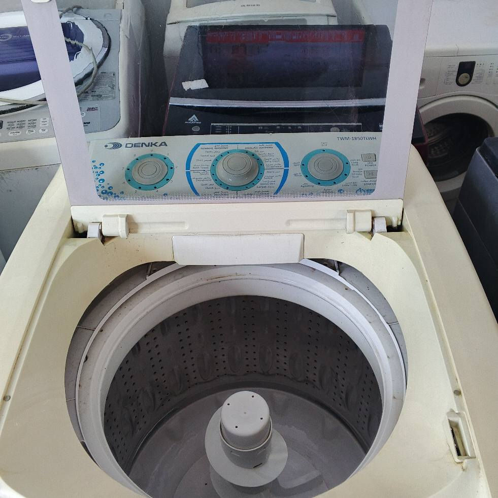 غساله فول اتوماتيك نوع دنكه حجم كبير 20 كيلو نضيفه جدا وعشغل ضمان بيها السعر 125العنوان كربلاء الهاتف *********** كربلاء, العراق
