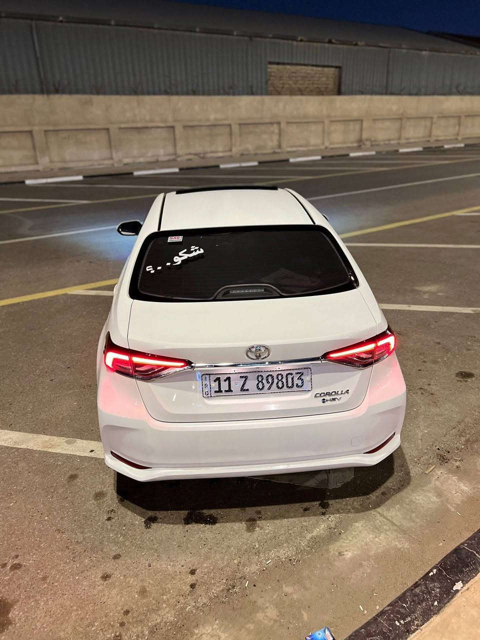 كورولا هايبرد  شكل خليجي  موديل 2025 

محرك 1800 هايبرد
شاشة
داخل جلد اسود
سايد بريك اوتوماتيك
اوتو هولد
Ev mode
Drive mode
عينه الكتروني
السيارة كفالة عامه ( مكينه وكير وبدي) 
السيارة ماشية 17 الف كيلو متر
سيارة ادامة كامله فلاتر جديدة ودهن مبدل جديد توه
تايرات مبدلة 
ممشة قليل بالنسبة لموديلها للجامعه فقط دوام
رقمها بغداد اقصاد ( تجيك وكالة باسمك)
تواصل واتساب ***********
او عل ماسنجر
السيارة اقصاد 
تجيك وكالة باسمك 
السعر 144 بيه مجال حك جيه قليل
مكاني البصرة كوت الحجاج البصرة, العراق
