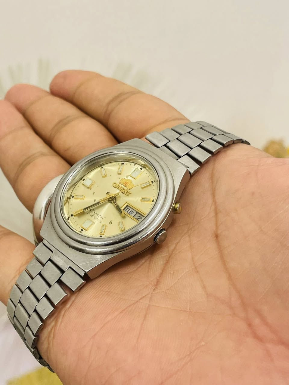 اورينت اوتماتيك مكينة 21 حجر نافذة للتاريخ عقارب وأرقام فسفورية قطر 38


**إذا كنت صاحب هذا الإعلان وتريد حذفه لأي سبب، رجاءا أرسل رسالة إلى الدعم الفني**