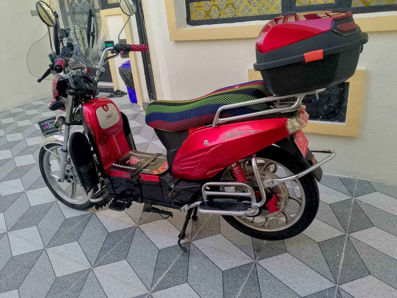 السلام عليكم 
موتور هارلي للبيع موتور جديد 
موديل 2023 موتور كامل مكمل جاهز 
بس تشغل وتمشي بطاريات فول موتور كله شغال 
موتور مال جناي ما يذب عليه ولا ربع يروح ويجي بيه 
السعر 575 مجال بسيط للشراي 
مكاني الفلوجه شارع الاطباء الاستفسار اتصال 
على رقم الهاتف 
***********
موجود واتساب
