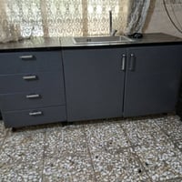 ابعاد الملحق ارتفاع =  60 عمق= 32 طول= 124 ابعاد القطعة بابين جوة المل...