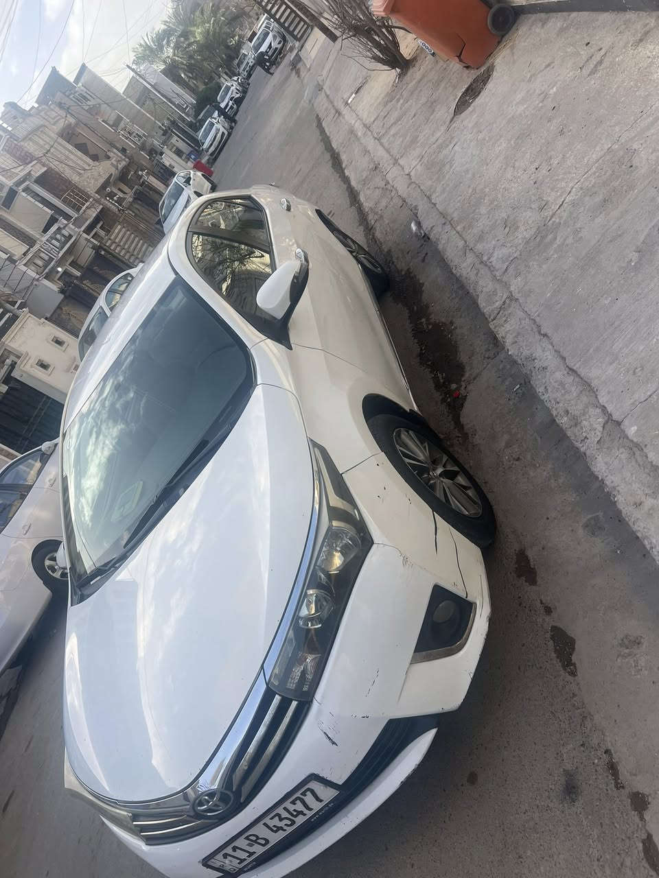 كورلا 2015 خليجي محرك 1600 ضرر صغير بل باب الخلفي عكس السايق والجاملغ الأمامي مبدل اصلي السعر 130$ مكاني بغداد ***********
