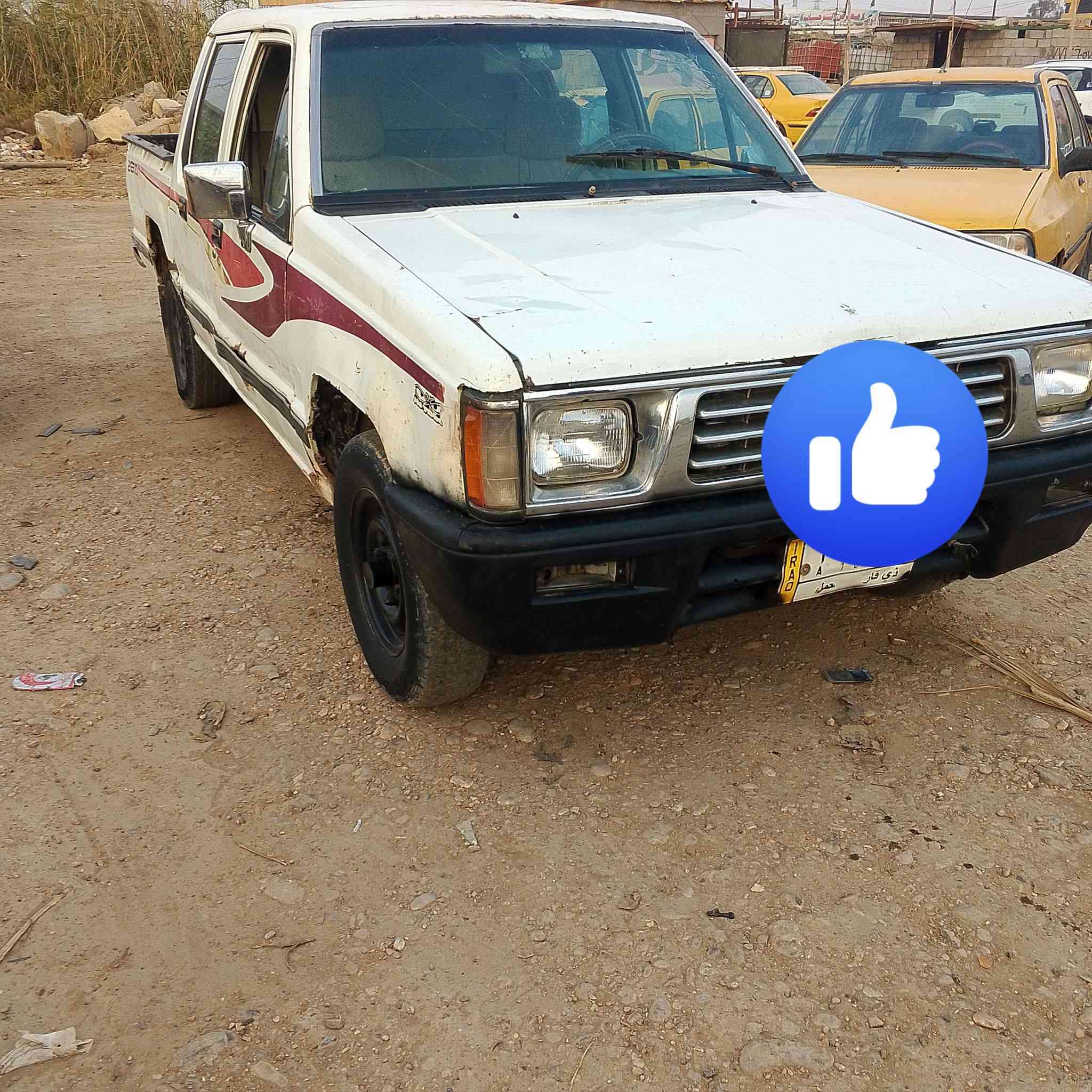 السلام عليكم بيكم 94 مكينه بها قليل كير جديد تخرم تاير جديد كهربائيات شغاله مكانها تقاطع النهروان السعر 26 وبيها مجال تفاصيل على الخط***********
